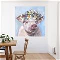 Picture of Flower Piglet II _GroupedProduct_Square_Unframed_Print_Only_