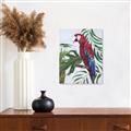 Picture of Red Parrot Paradise I _GroupedProduct_Rectangle_Portrait_Unframed_Print_Only_