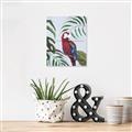 Picture of Red Parrot Paradise II _GroupedProduct_Rectangle_Portrait_Unframed_Print_Only_