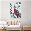 Picture of Red Parrot Paradise II _GroupedProduct_Rectangle_Portrait_Unframed_Print_Only_