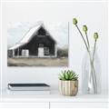 Picture of Black Barn House _GroupedProduct_Rectangle_Landscape_Unframed_Print_Only_