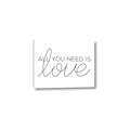 Picture of All You Need Is Love _GroupedProduct_Rectangle_Landscape_Canvas_
