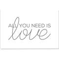 Picture of All You Need Is Love _GroupedProduct_Rectangle_Landscape_Canvas_