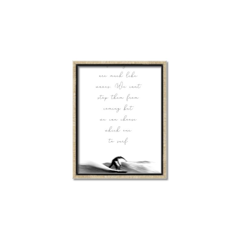 Picture of Feelings Are Much Like Waves I _GroupedProduct_Rectangle_Portrait_Canvas_Framed_