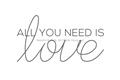 Picture of All You Need Is Love _GroupedProduct_Rectangle_Landscape_Unframed_Print_Only_