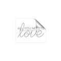 Picture of All You Need Is Love _GroupedProduct_Rectangle_Landscape_Unframed_Print_Only_