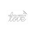 Picture of All You Need Is Love _GroupedProduct_Rectangle_Landscape_Unframed_Print_Only_