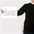 Picture of All You Need Is Love _GroupedProduct_Rectangle_Landscape_Canvas_