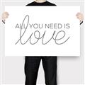 Picture of All You Need Is Love _GroupedProduct_Rectangle_Landscape_Canvas_