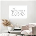 Picture of All You Need Is Love _GroupedProduct_Rectangle_Landscape_Canvas_