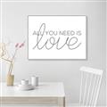 Picture of All You Need Is Love _GroupedProduct_Rectangle_Landscape_Canvas_Framed_