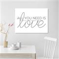 Picture of All You Need Is Love _GroupedProduct_Rectangle_Landscape_Unframed_Print_Only_