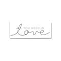 Picture of All You Need Is Love I _GroupedProduct_Panel_Landscape_Canvas_