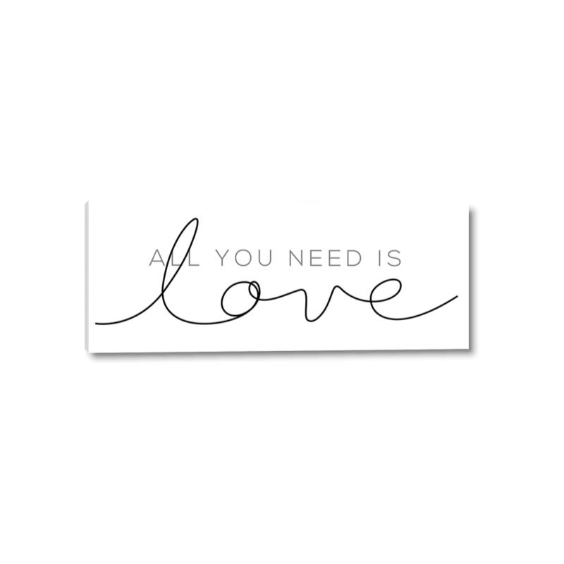 Picture of All You Need Is Love I _GroupedProduct_Panel_Landscape_Canvas_