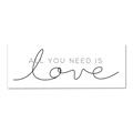 Picture of All You Need Is Love I _GroupedProduct_Panel_Landscape_Canvas_