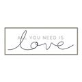 Picture of All You Need Is Love I _GroupedProduct_Panel_Landscape_Canvas_Framed_