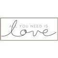 Picture of All You Need Is Love I _GroupedProduct_Panel_Landscape_Canvas_Framed_