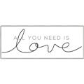 Picture of All You Need Is Love I _GroupedProduct_Panel_Landscape_Canvas_Framed_