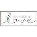 Picture of All You Need Is Love I _GroupedProduct_Panel_Landscape_Canvas_Framed_