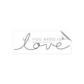 Picture of All You Need Is Love I _GroupedProduct_Panel_Landscape_Unframed_Print_Only_