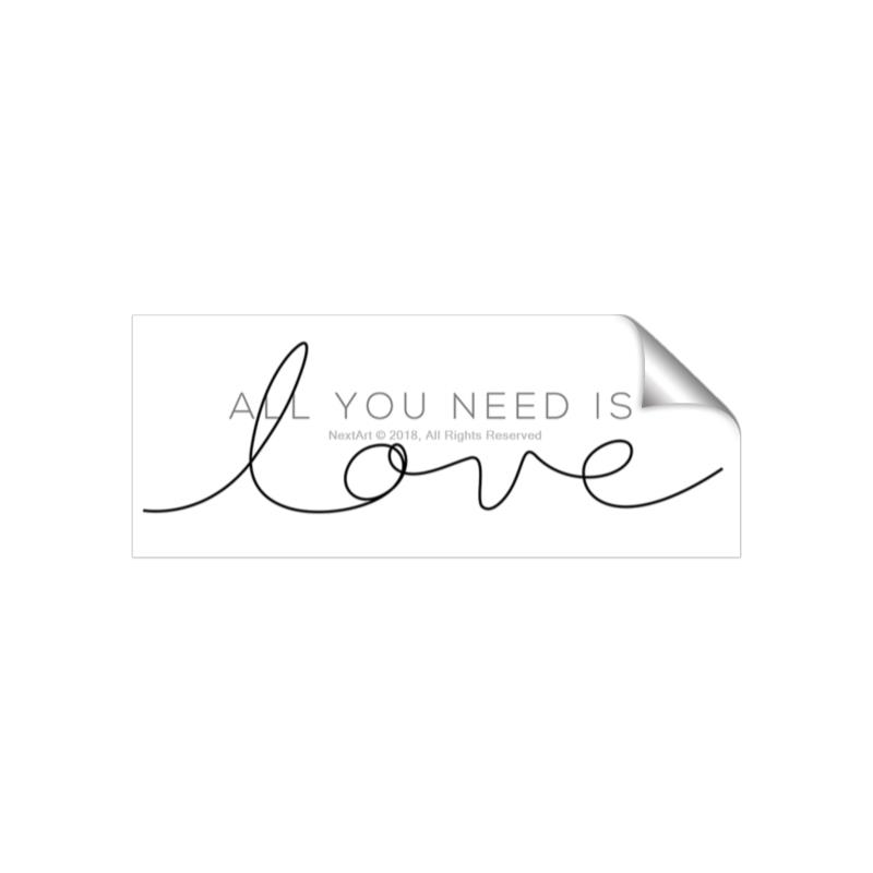 Picture of All You Need Is Love I _GroupedProduct_Panel_Landscape_Unframed_Print_Only_