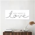 Picture of All You Need Is Love I _GroupedProduct_Panel_Landscape_Canvas_