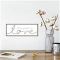 Picture of All You Need Is Love I _GroupedProduct_Panel_Landscape_Canvas_Framed_
