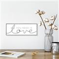 Picture of All You Need Is Love I _GroupedProduct_Panel_Landscape_Canvas_Framed_