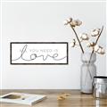 Picture of All You Need Is Love I _GroupedProduct_Panel_Landscape_Canvas_Framed_