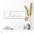 Picture of All You Need Is Love I _GroupedProduct_Panel_Landscape_Canvas_Framed_