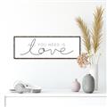 Picture of All You Need Is Love I _GroupedProduct_Panel_Landscape_Canvas_Framed_