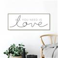 Picture of All You Need Is Love I _GroupedProduct_Panel_Landscape_Canvas_Framed_