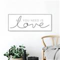 Picture of All You Need Is Love I _GroupedProduct_Panel_Landscape_Canvas_Framed_
