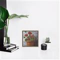 Picture of Clay Potted Plants _GroupedProduct_Square_Canvas_Framed_