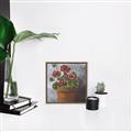 Picture of Clay Potted Plants _GroupedProduct_Square_Canvas_Framed_