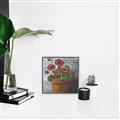 Picture of Clay Potted Plants _GroupedProduct_Square_Canvas_Framed_