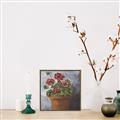 Picture of Clay Potted Plants _GroupedProduct_Square_Canvas_Framed_