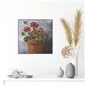 Picture of Clay Potted Plants _GroupedProduct_Square_Canvas_Framed_