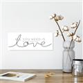 Picture of All You Need Is Love I _GroupedProduct_Panel_Landscape_Unframed_Print_Only_