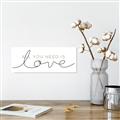 Picture of All You Need Is Love I _GroupedProduct_Panel_Landscape_Unframed_Print_Only_