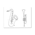 Picture of Saxophone _GroupedProduct_Rectangle_Landscape_Canvas_