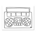 Picture of Portable Radio _GroupedProduct_Rectangle_Landscape_Canvas_