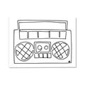 Picture of Portable Radio _GroupedProduct_Rectangle_Landscape_Canvas_