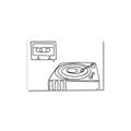 Picture of Turntable _GroupedProduct_Rectangle_Landscape_Canvas_