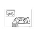 Picture of Turntable _GroupedProduct_Rectangle_Landscape_Canvas_