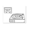 Picture of Turntable _GroupedProduct_Rectangle_Landscape_Canvas_