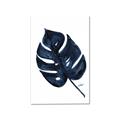 Picture of Blue Tropical Leaf I _GroupedProduct_Rectangle_Portrait_Canvas_