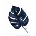 Picture of Blue Tropical Leaf I _GroupedProduct_Rectangle_Portrait_Canvas_