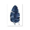 Picture of Blue Tropical Leaf II _GroupedProduct_Rectangle_Portrait_Canvas_