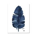 Picture of Blue Tropical Leaf II _GroupedProduct_Rectangle_Portrait_Canvas_
